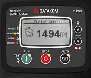 برد کنترل دیزل ژنراتور دیتاکام (datakom) مدل D-200