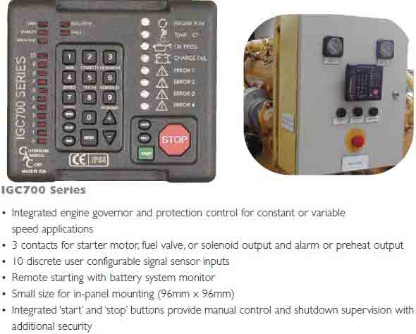 برد کنترلی دیزل ژنراتور GAC مدل igc700
