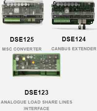 برد مبدل msc dse 125 ، افزاینده طول مسیر dse 124 canbus و انتقال دهنده بار آنالوگ dse 123
