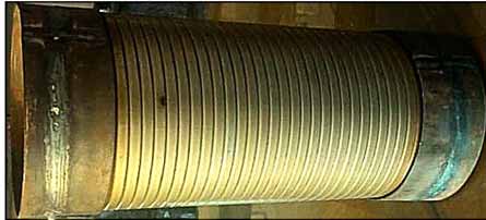 لرزه گیر اگزوز آکاردئونی