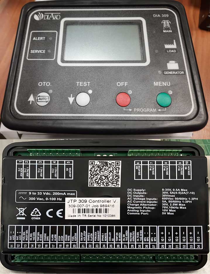 برد کنترلر ژنراتور دیتاکام DKG-309