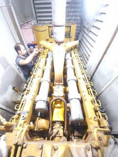 تعمیر اساسی دیزل ژنراتور کاترپیلار3516 با قدرت2000 کاوا 