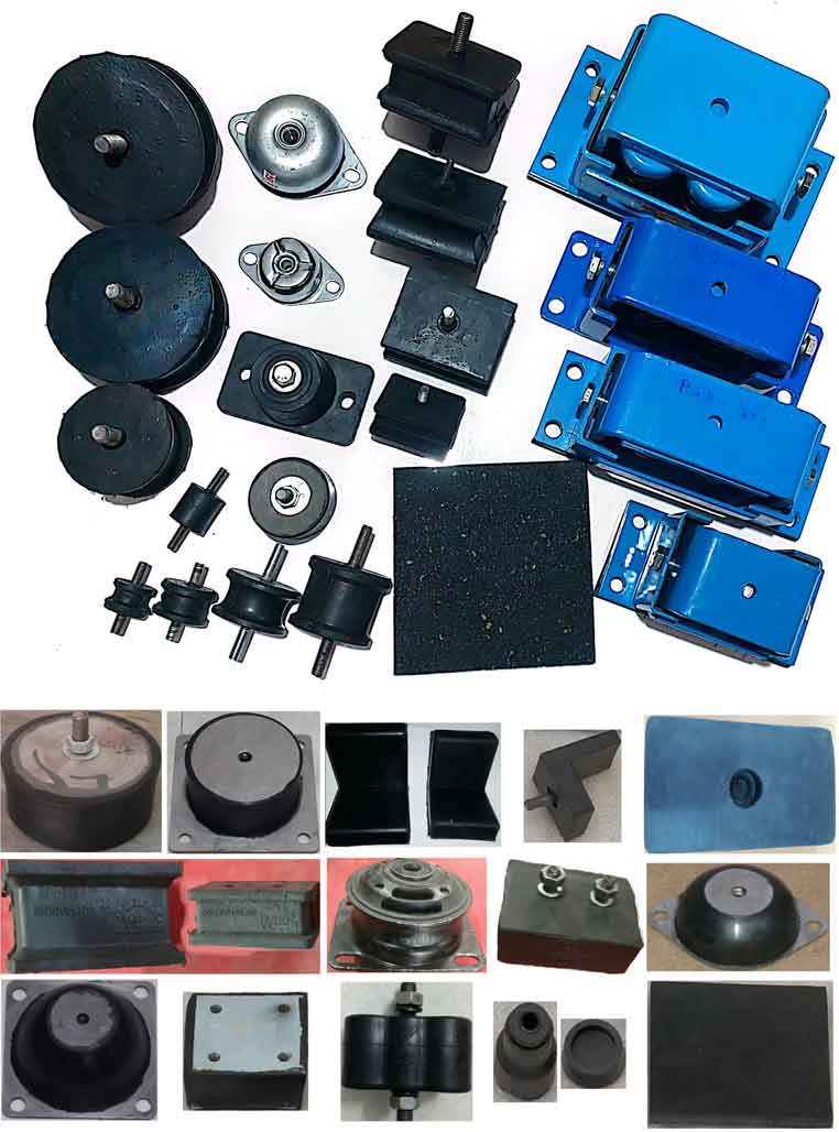 لاستیک لرزه گیر ضربه گیر لاستیکی